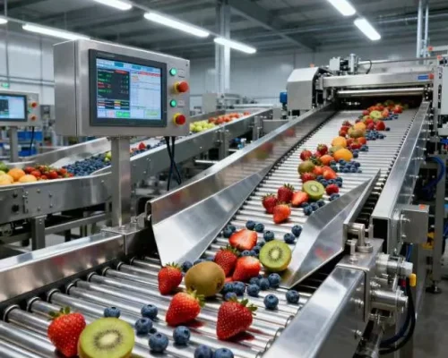 Smart-Fruit-Sorting-Machine-with-Advanced-Color-Vision-and-Disinfection-and-Internal-Detection-and-Weight-Automation-Sorting